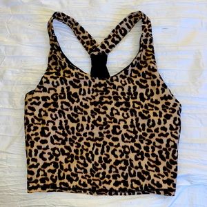 Workout Cheetah Tang Top